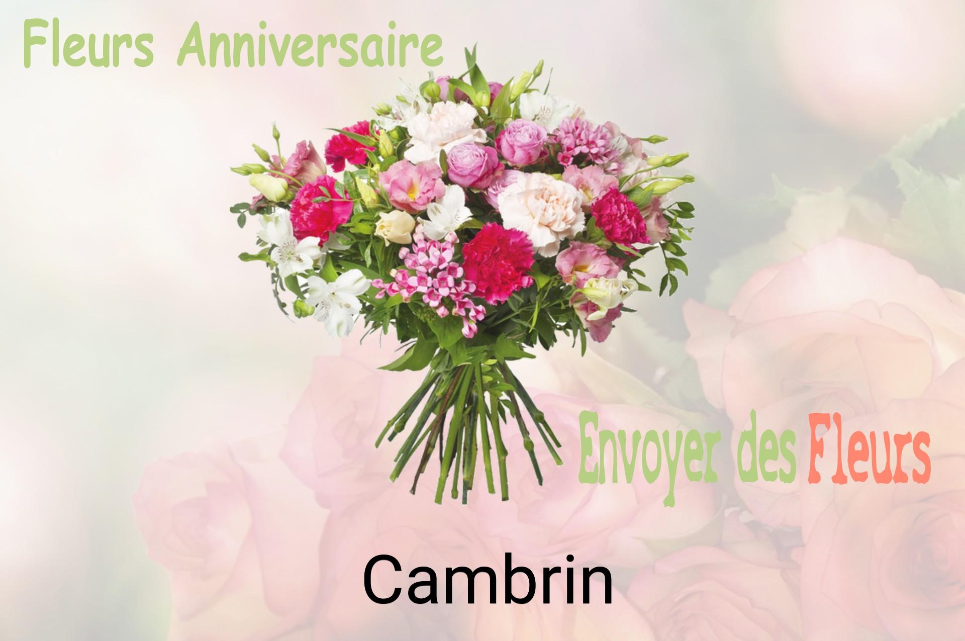 Bouquet de fleurs d’anniversaire livré à Cambrin